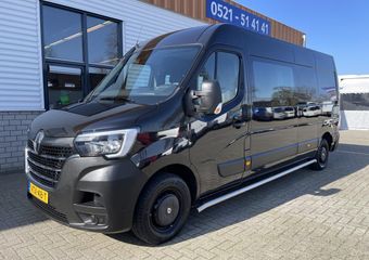 Renault MASTER T35 2.3 dCi 180pk autoaat L3H2 DC 6 persoons Energy Comfort / vaste prijs rijklaar ¤ 28.950 ex btw / lease vanaf ¤ 518 / pdc rondom / trekhaak 2500 kg / sidebars / airco / cruise / navi !