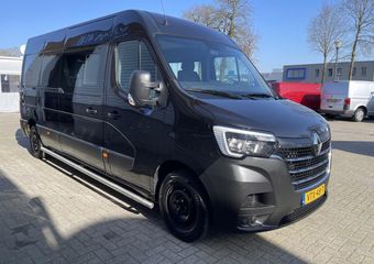 Renault MASTER T35 2.3 dCi 180pk autoaat L3H2 DC 6 persoons Energy Comfort / vaste prijs rijklaar ¤ 28.950 ex btw / lease vanaf ¤ 518 / pdc rondom / trekhaak 2500 kg / sidebars / airco / cruise / navi !