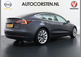 Tesla Model 3 Long Range 75kWh 463PK 19″ Mistl. Full-Self-Driving-Computer 3 Telefoon-Sleutel Premium Audio 4wd Lmv AutoPilot Panoramadak Camera’s Leder Adaptive-CruiseControl-Stop&Go Pdc Ecc Dual Motor Stoel en achterbank verwarming Keyless Electr.Stoelen+Memory+Easy-