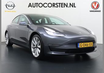 Tesla Model 3 Long Range 75kWh 463PK 19″ Mistl. Full-Self-Driving-Computer 3 Telefoon-Sleutel Premium Audio 4wd Lmv AutoPilot Panoramadak Camera’s Leder Adaptive-CruiseControl-Stop&Go Pdc Ecc Dual Motor Stoel en achterbank verwarming Keyless Electr.Stoelen+Memory+Easy-