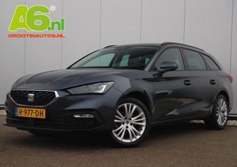 Seat LEON Sportstourer 1.0 TSI Style Business Intense 110PK Trekhaak 17 inch Full LED Navigatie Carplay Android Adaptive Cruise Lane Assist Getint Glas