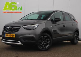 Opel Crossland X 1.2 Turbo 120 Jaar Edition 110PK 16 inch LMV Carplay Android Navigatie Airco Cruise Rijstrooksensor Two Tone Zwart Dak