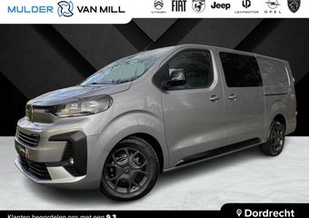 Citroen JUMPY L3 DC 2.0D 180 PK EAT8 | GEEN BPM | Dubbele Cabine | 8-traps automaat | Dubbele schuifdeur | 5-zits | NAVI | Multimedia | Apple CarPlay / Android Auto | Achteruitrijcamera | Parkeersensoren achter |  Digitale cockpit | Elektrisch inklapbare spiegels | Mis