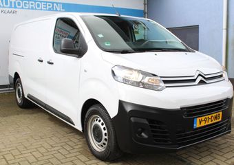 Citroen JUMPY 1.5 BlueHDI 100 L3 | Incl. 12 maanden Garantie | Cruise controle | Airco | Bluetooth | 3 Zitplaatsen | Elektrisch verstelbare buitenspiegels | Centrale deurvergrendeling met handzender |