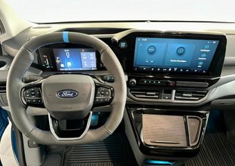 Ford TRANSIT CUSTOM 320 2.0 TDCI L2H1 MS-RT AWD Digital Aqua Blue | Dubbele zijschuifdeur | Inklapbare trekhaak | Navigatie systeem | Centrale dubbele vergrendeling | AGM accu | Handmatige regeneratie roetfilter | Centrale dubbele vergrendeling |  Wis/was achter | Vehicle In