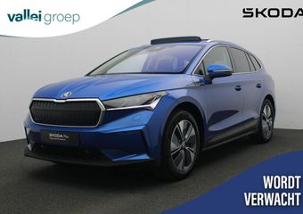 Skoda Enyaq iV 80 | Warmtepomp | Panoramadak | Leder | Geheugen/massagestoel | Matrix LED | Rondomzicht camera | Head-up display