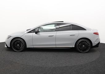 Mercedes-Benz EQE 500 4MATIC AMG Line | Premium Plus | Night Pakket | Rijassistentiepakket Plus | Panoramadak | HYPERSCREEN | AIRMATIC Luchtvering | Achterasbesturing | Head-up Display | Burmester 3D Surround | Multicountourstoelen met Massage | Stuurverwarming