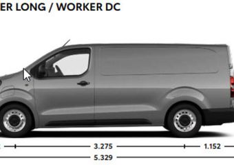 Toyota PROACE Long Worker 2.0 D-4D Professional DC 145PK Automaat DubbeleCabine 6 persoons DIRECT RIJDEN incl. o.a.: Apple Carplay / Android Auto, Climate Control, Cruise Control, LM velgen, 2 schuifdeuren