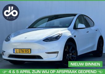 Tesla Model Y Long Range AWD 75 kWh AUTOPILOT I PANO I LEER I BTW I TREKHAAK I FULL OPTIONS