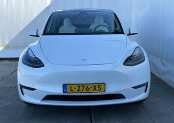Tesla Model Y Long Range AWD 75 kWh AUTOPILOT I PANO I LEER I BTW I TREKHAAK I FULL OPTIONS