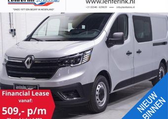 Renault TRAFIC 2.0 DCi 170 pk Aut. L2 Dubbel Cabine BPM vrij 2x Schuifdeur, Airco ECC, Cruise Control, LED Koplampen, PDC achter, 5-Zits, Nieuw