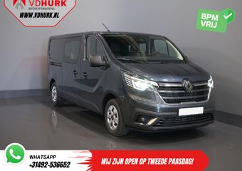 Renault TRAFIC 2.0 dCi 130 pk L2 BPM VRIJ! DC Dubbel Cabine LED/ 2xSchuifdeur/ Navi/ Carplay/ Camera/ PDC/ Cruise
