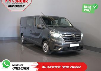 Renault TRAFIC 2.0 dCi 130 pk L2 BPM VRIJ! DC Dubbel Cabine LED/ 2xSchuifdeur/ Navi/ Carplay/ Camera/ PDC/ Cruise