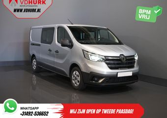 Renault TRAFIC 2.0 dCi 130 pk L2 BPM VRIJ! DC Dubbel Cabine LED/ 2xSchuifdeur/ Navi/ Carplay/ Camera/ PDC/ Cruise