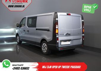 Renault TRAFIC 2.0 dCi 130 pk L2 BPM VRIJ! DC Dubbel Cabine LED/ 2xSchuifdeur/ Navi/ Carplay/ Camera/ PDC/ Cruise