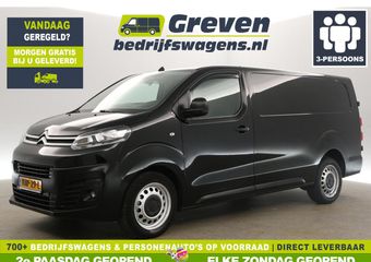 Citroen JUMPY 2.0 BlueHDI L3H1 Airco Cruise Carplay LED Parkeersensoren 3 Persoons Elektrpakket