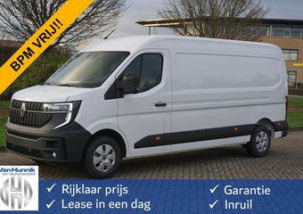 Renault MASTER T35 2.0 170PK Extra L3H2 BPM VRIJ!! 10″ R-Link Navi, Camera, Cruise Clima!! NR. 213