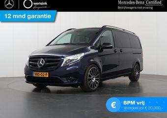 Mercedes-Benz VITO 114 CDI Aut. | L2 Lang | Lease-Edition | Cruise Control | Parkeercamera | Navigatiesysteem | Dubbele Cabine | Schuifdeur L+R | Leer/Alcantara | LM Velgen | Certified