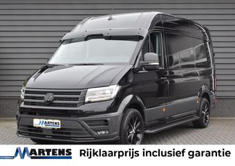 Volkswagen CRAFTER 30 2.0 TDI 140pk DSG L3H3 Exclusive Black Style Facelift BPM vrij! Trekhaak Camera Led Zonneklep Sidesteps Navigatie