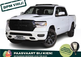 Dodge 1500 Ram 5.7 V8 4×4 Crew Cab Sport Night edition | Elektrisch Sidebars | Pano-Dak | Groot Navi | eTorque |