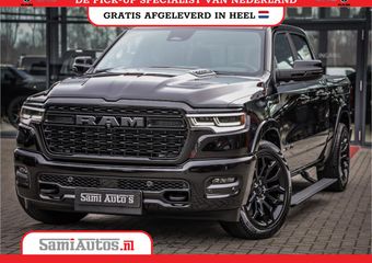 Dodge 1500 Ram LIMITED NIGHT HIGH OUTPUT H.O 540PK 706 Nm 2025 | XB9 | MASSAGE | BOM VOL | CREW CAB | DUBBELE CABINE | GRIJSKENTEKEN | DE MEEST LUXUEUZE en BEGEERDE Pick-up VOORRAAD NR 2338 – 5404