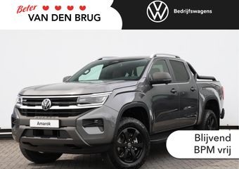 Volkswagen AMAROK 3.0 TDI V6 240PK 4Motion PanAmericana Plus Cabine | 360° camera | Harman/Kardon | Trekhaak (3.500kg) | Keyless | Sperdifferentieel | Dodehoekdetectie | Leder | Stoelverwarming |