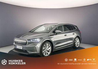 Skoda Enyaq iV 80 204pk Automaat Warmtepomp, Achteruitrijcamera, Adaptive cruise control, Navigatie, Elektrische achterklep, Stuurwiel verwarmd, Parkeersensoren, Stoelverwarming