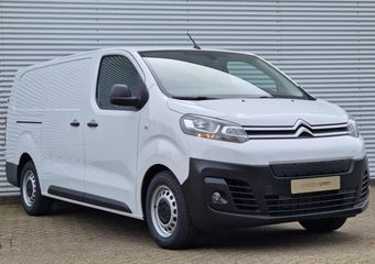 Citroen ë-Jumpy L3 75 kWh 136pk AUTOMAAT | ACTIE op = op! | 330 km WLTP | NAVI | Multimedia | Apple Carplay | Android Auto | Parkeersensoren achter | Bestuurdersstoel comfort | Bank voorpassagiers met opbergruimte| ECall pakket met geprogrammeerd voorverwarmen | Laadkabe