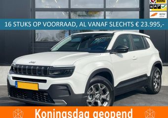 Jeep Avenger Altitude 54 kWh 19STUKS – 395WLTP|APPLE CARPLAY|ANDROID AUTO|LED|CRUISE CONTR.|KEYLESS GO|STANDKACHEL|1e EIG.|IN.BTW|