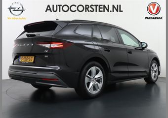 Skoda Enyaq iV 60 Business Edition Plus Apple Carplay Android Auto Navi Ecc Adaptieve Cruise Control Camera Keyless Led Pdc Dab Stoelverwarming Bluetooth Dodehoek detector Draadloze tel.lader Rijstrooksensor Regen-Lichtsensor Origineel Nederlandse 1e Eigenaar Auto nieuw
