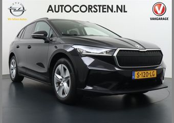 Skoda Enyaq iV 60 Business Edition Plus Apple Carplay Android Auto Navi Ecc Adaptieve Cruise Control Camera Keyless Led Pdc Dab Stoelverwarming Bluetooth Dodehoek detector Draadloze tel.lader Rijstrooksensor Regen-Lichtsensor Origineel Nederlandse 1e Eigenaar Auto nieuw
