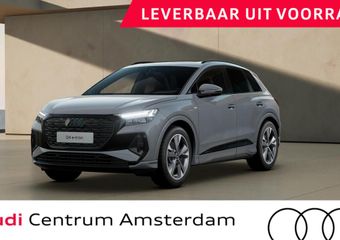 Audi Q4 e-tron 45 quattro S Edition 82 kWh panoramadak, adaptive cruise control, achteruitrijcamera, optiek pakket zwart plus, privacy glass, comfort pakket