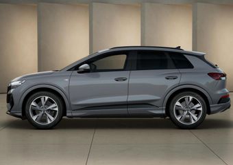 Audi Q4 e-tron 45 quattro S Edition 82 kWh panoramadak, adaptive cruise control, achteruitrijcamera, optiek pakket zwart plus, privacy glass, comfort pakket