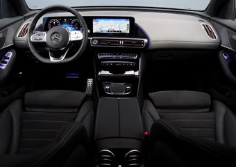 Mercedes-Benz EQC 400 4MATIC AMG Line 80 kWh | ex BTW ¤ 40.500,- netto | Schuifdak | Head-up Display | Surround Camera | Trekhaak | Dodehoekassistent | Advanced Sound System | Stoelverwarming | Sfeerverlichting |