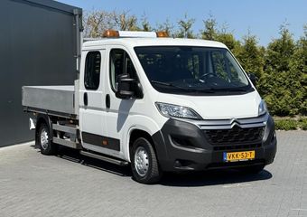 Citroen JUMPER 2.2 BlueHDi 141 PK EURO 6 / L4 MAXI / KIPPER / 7 PERS / DUBBELE CABINE / PICK UP / 2.5 TONS TREKHAAK / LED
