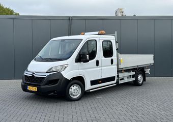 Citroen JUMPER 2.2 BlueHDi 141 PK EURO 6 / L4 MAXI / KIPPER / 7 PERS / DUBBELE CABINE / PICK UP / 2.5 TONS TREKHAAK / LED