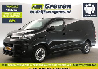Citroen JUMPY 2.0 BlueHDI L3H1 Airco Cruise Carplay LED Parkeersensoren 3 Persoons Elektrpakket