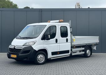 Citroen JUMPER 2.2 BlueHDi 141 PK EURO 6 / L4 MAXI / KIPPER / 7 PERS / DUBBELE CABINE / PICK UP / 2.5 TONS TREKHAAK / LED