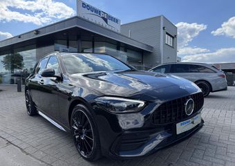 Mercedes-Benz C-KLASSE Estate 300 e AMG Line + , C43 optiek 313pk Head Up, Distronic, Pano/dak,