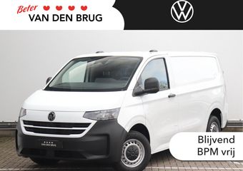Volkswagen TRANSPORTER 2.0 TDI L1H1 28 150pk | BPM-vrij | Achterdeuren | Camera | Cruise control | App-connect | Airco |