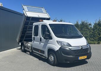 Citroen JUMPER 2.2 BlueHDi 141 PK EURO 6 / L4 MAXI /KIPPER / 7 PERS / DUBBELE CABINE / PICK UP / 2.5 TONS TREKHAAK / LED
